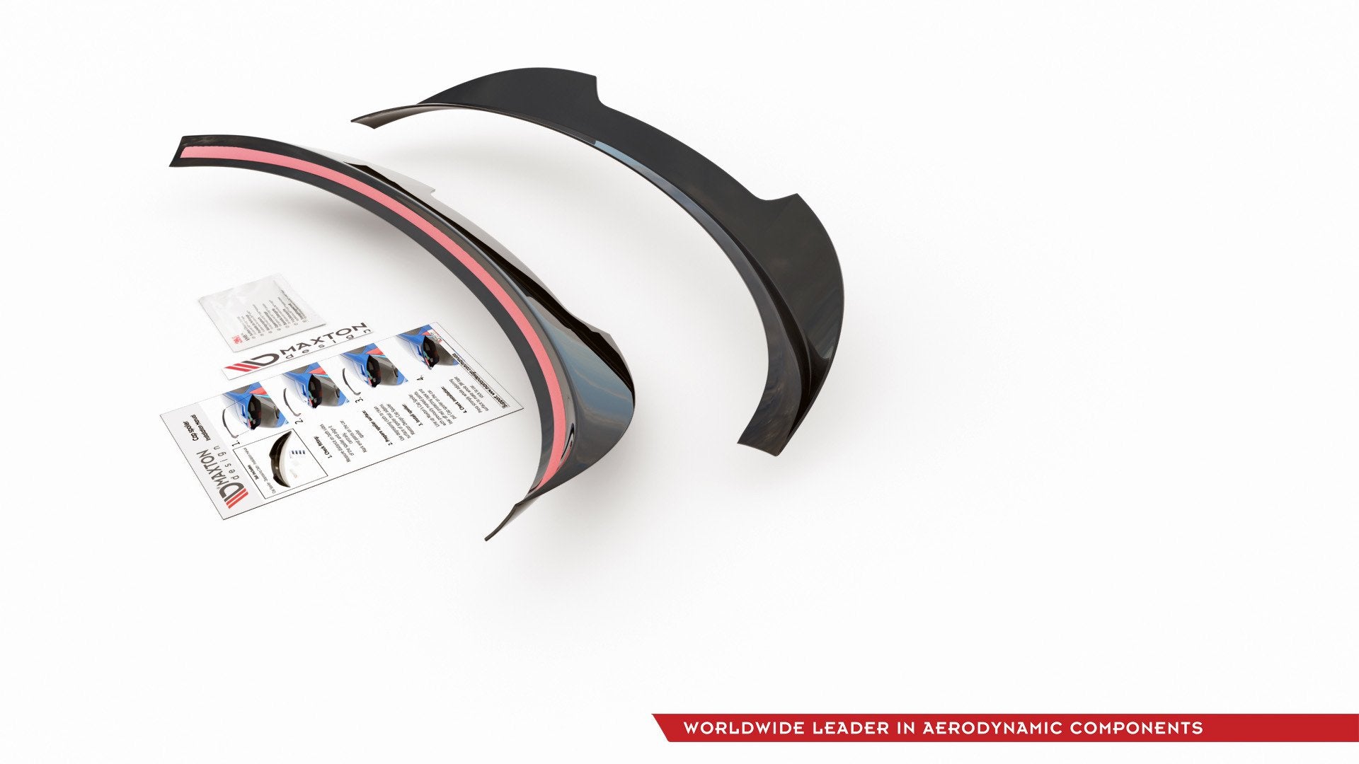 Maxton Design Spoiler CAP passend für Mini Countryman Mk1 JCW schwarz Hochglanz