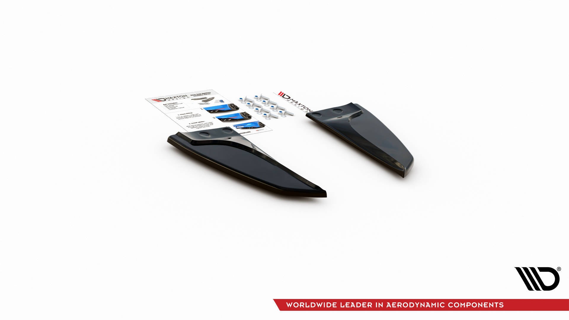 Maxton Design Heck Ansatz Flaps Diffusor passend für Tesla Model S Facelift schwarz Hochglanz