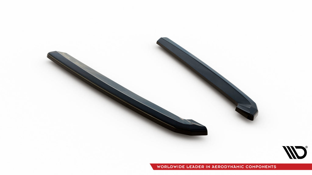 Maxton Design Heck Ansatz Flaps Diffusor passend für Audi A7 S-Line C8 / S7 C8 / C8 Facelift / S7 Facelift schwarz Hochglanz