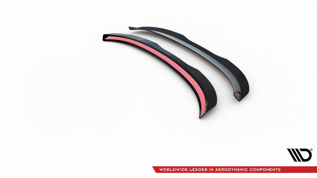 Maxton Design Spoiler CAP passend für VW SCIROCCO R schwarz Hochglanz