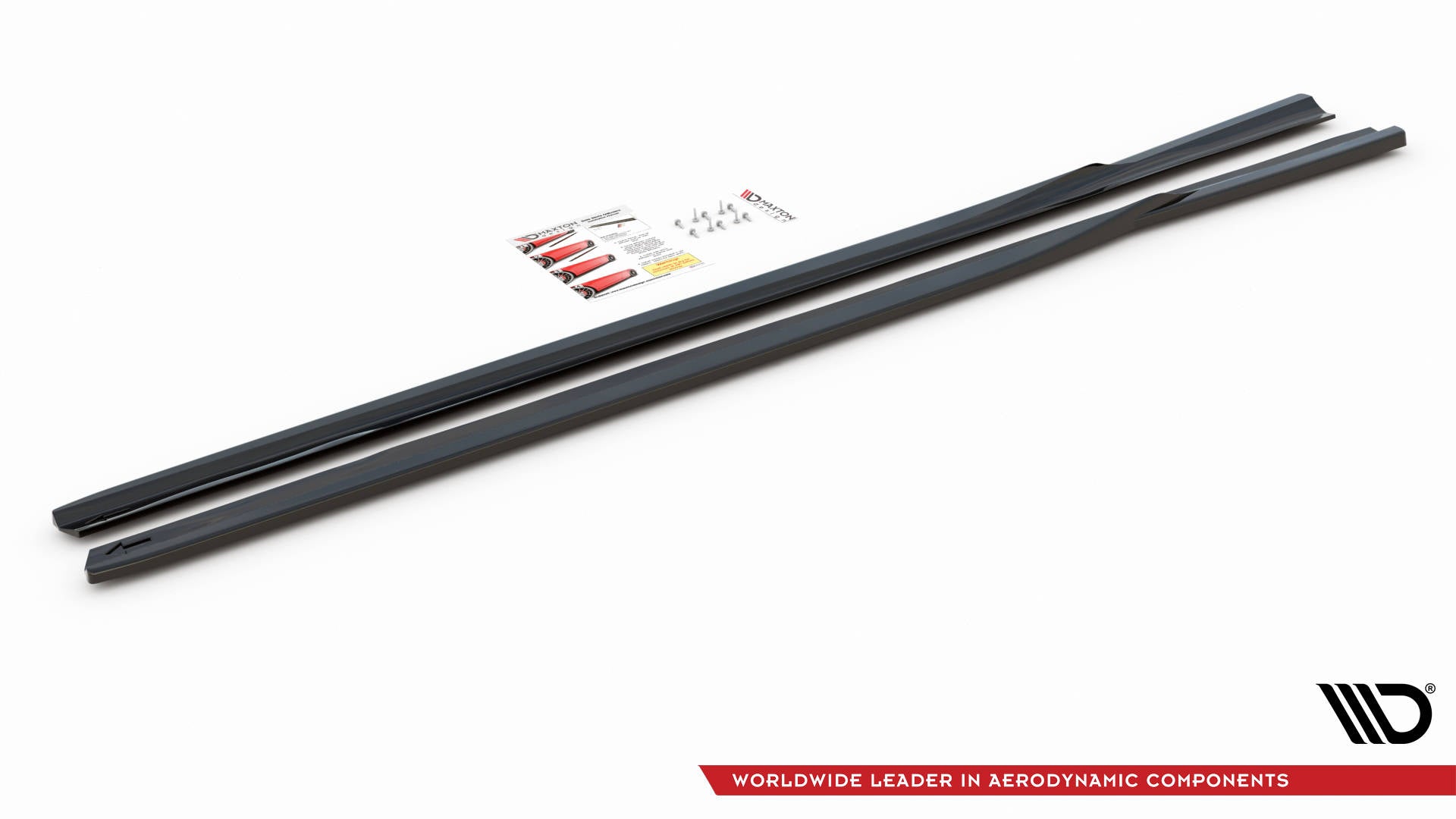 Maxton Design Street+ Seitenschweller Leisten passend für Lexus GS F Sport Mk4(L10) schwarz Hochglanz