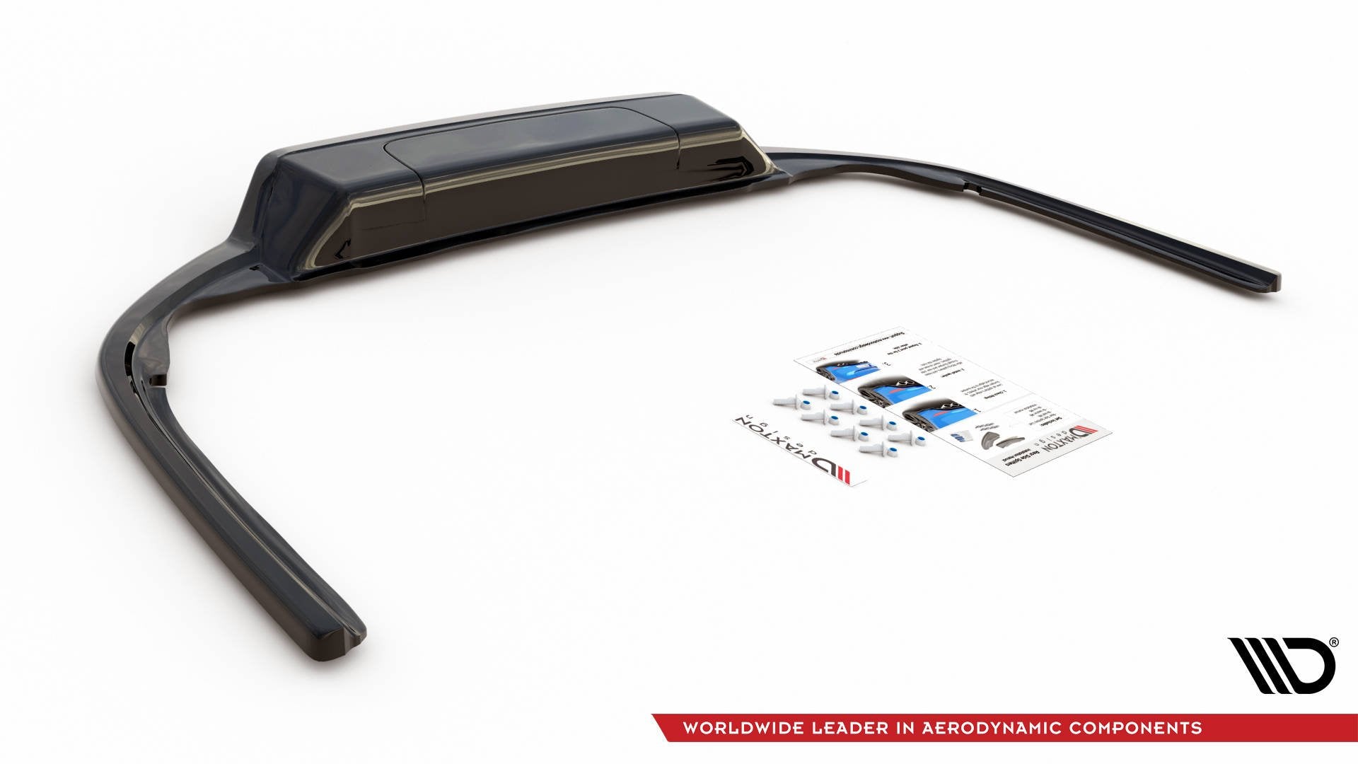 Maxton Design Heckansatz VW Passat B8 schwarz Hochglanz für Volkswagen Passat Mk8 (B8)