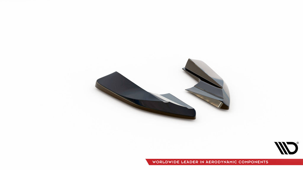 Maxton Design Heck Ansatz Flaps Diffusor V.1 passend für Audi e-Tron GT / RS GT Mk1 schwarz Hochglanz