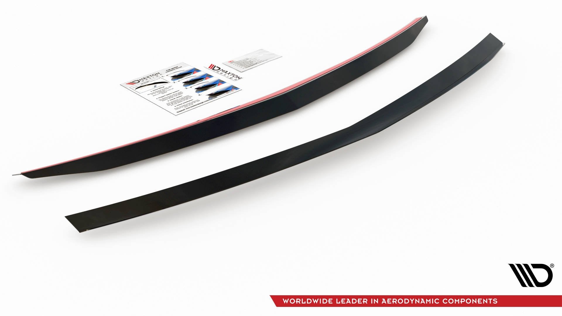 Maxton Design Spoiler CAP passend für Mercedes-Benz E63 AMG / AMG-Line / Standard Limousine W212 Facelift schwarz Hochglanz