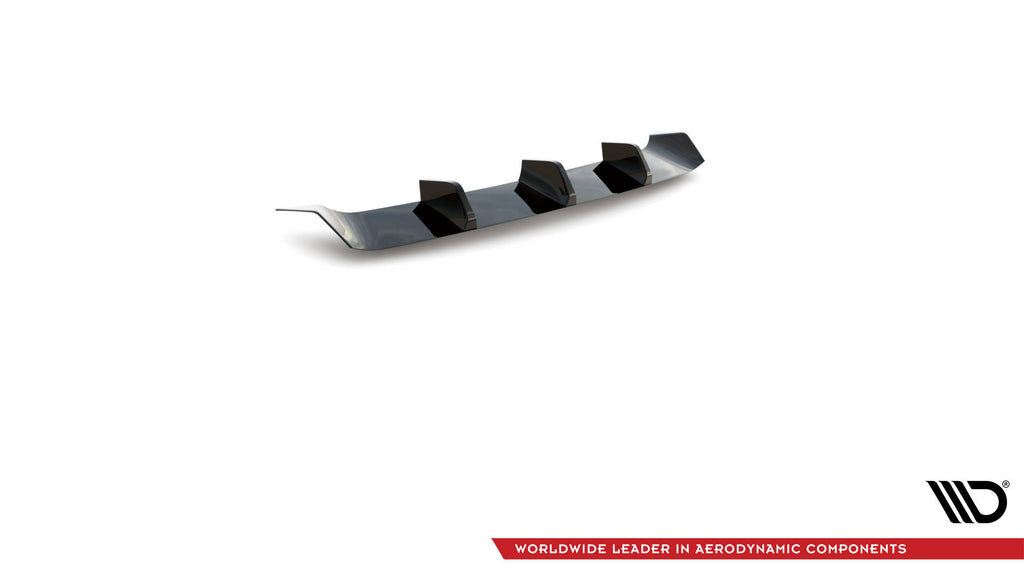 Maxton Design Diffusor Heck Ansatz passend für Lexus GS F Mk4 Facelift schwarz Hochglanz