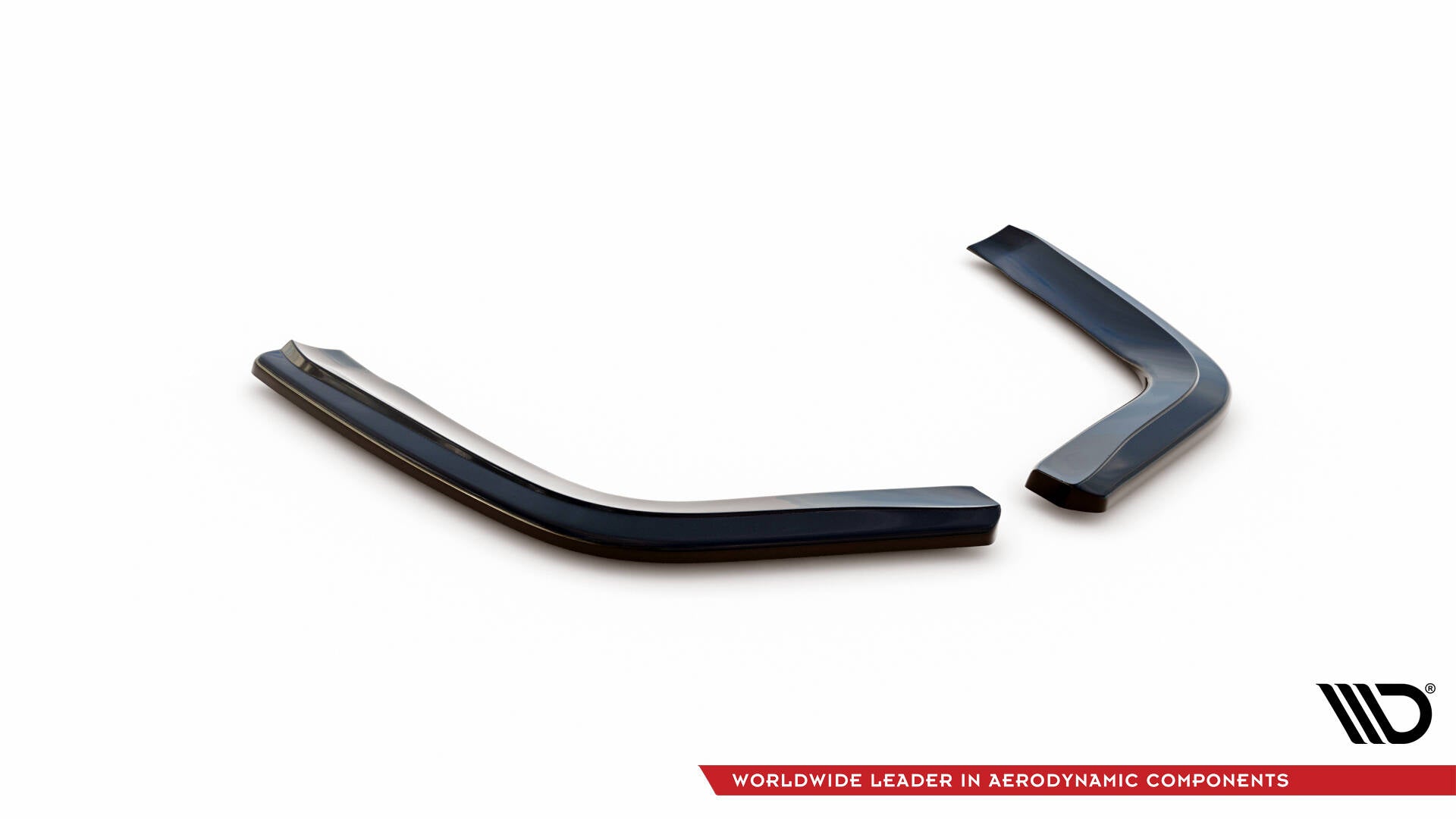 Maxton Design Heck Ansatz Flaps Diffusor passend für Porsche Panamera GTS 971 schwarz Hochglanz