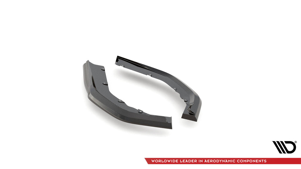 Maxton Design Prepreg Carbon Fiber Heck Ansatz Flaps Diffusor passend für BMW M3 Limousine / Touring G80 / G81