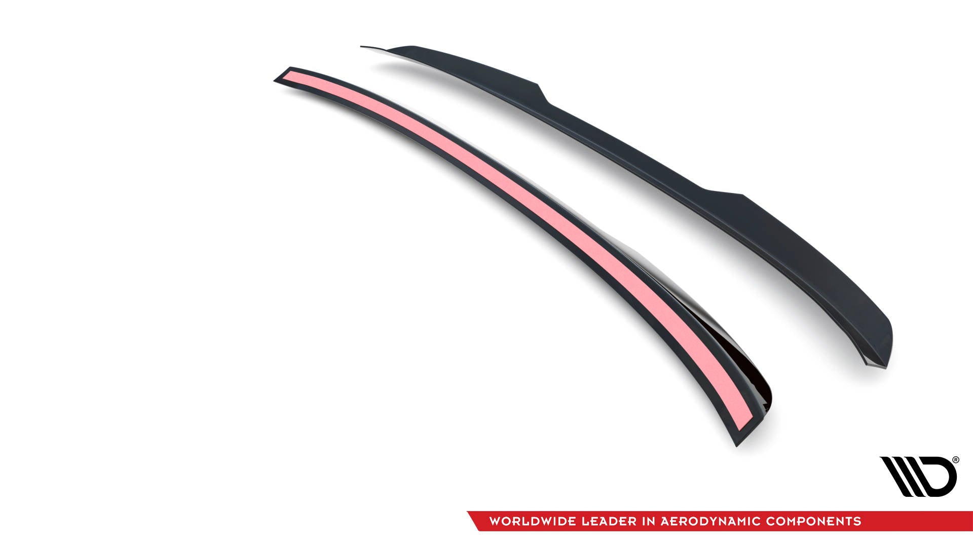 Maxton Design Niedriger Spoiler CAP passend für Ford Mustang Mach-E Mk1 schwarz Hochglanz
