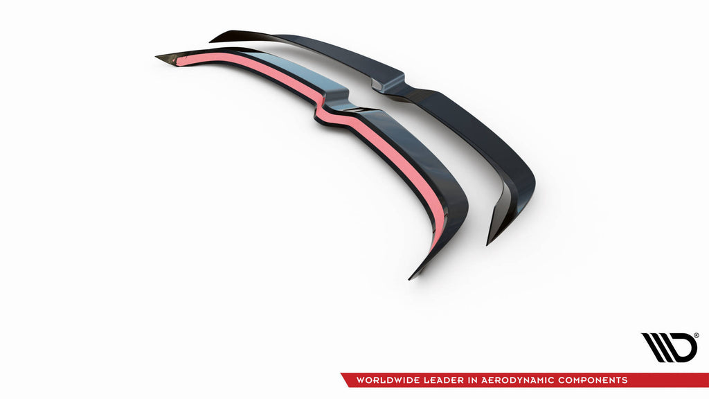 Maxton Design Spoiler CAP passend für Hyundai Kona N Mk1 schwarz Hochglanz