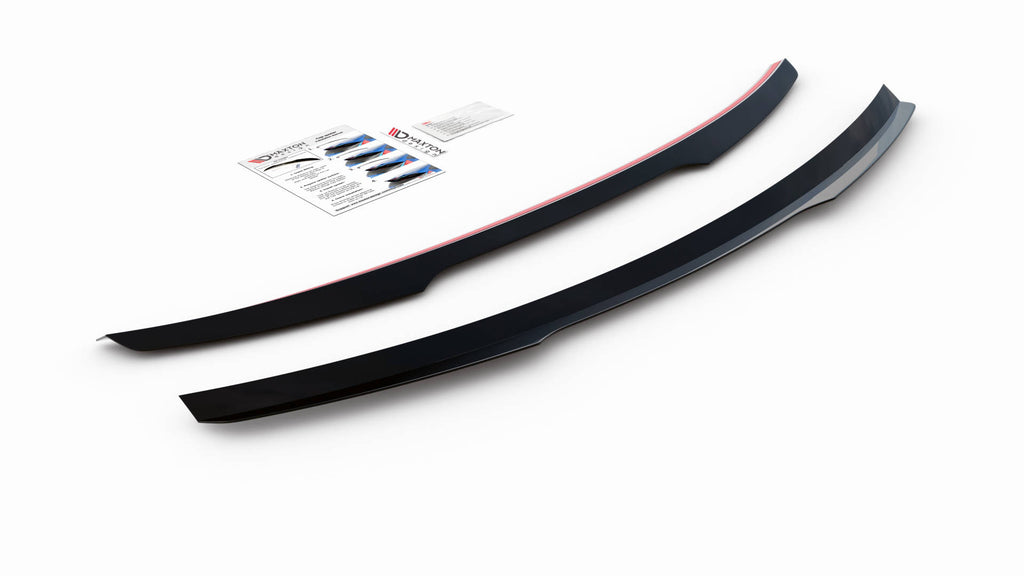 Maxton Design Spoiler CAP passend für Kia Optima Mk4 schwarz Hochglanz