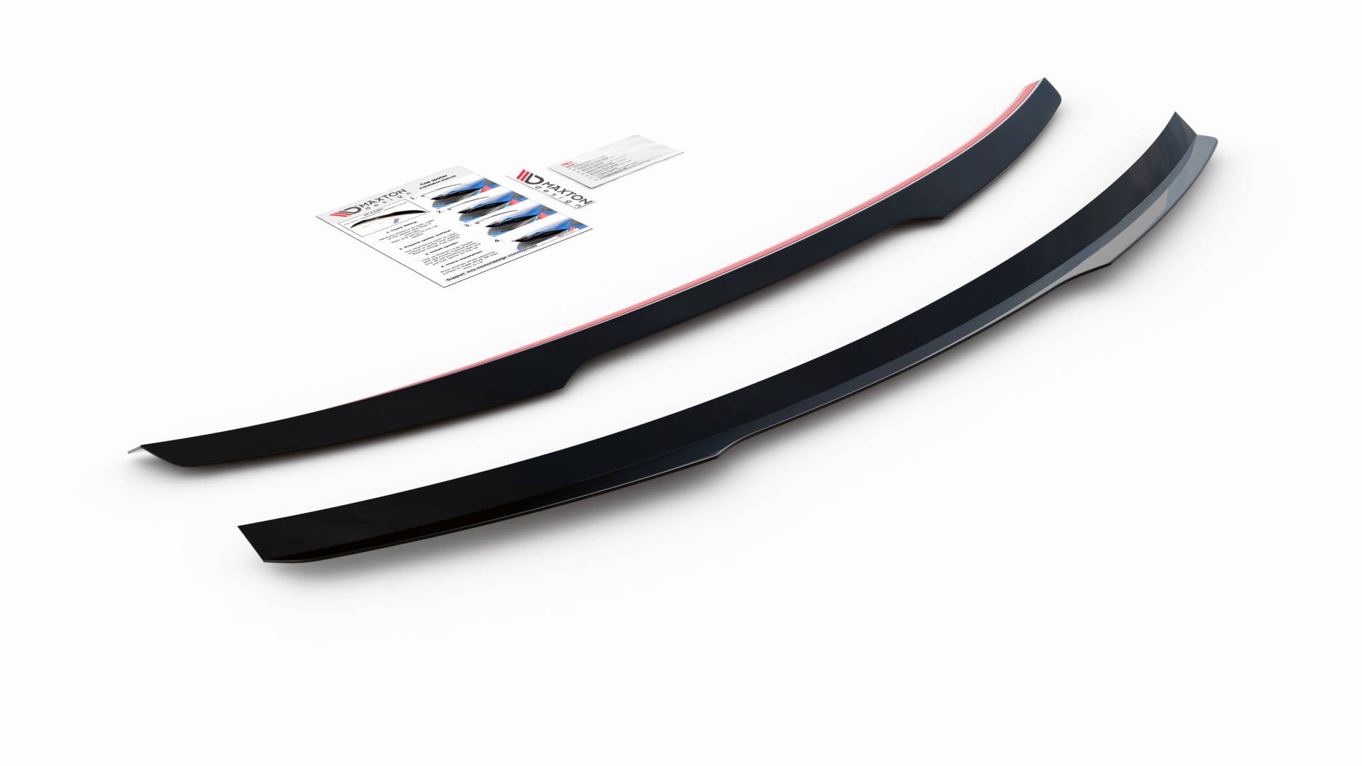 Maxton Design Spoiler CAP passend für Kia Optima Mk4 schwarz Hochglanz