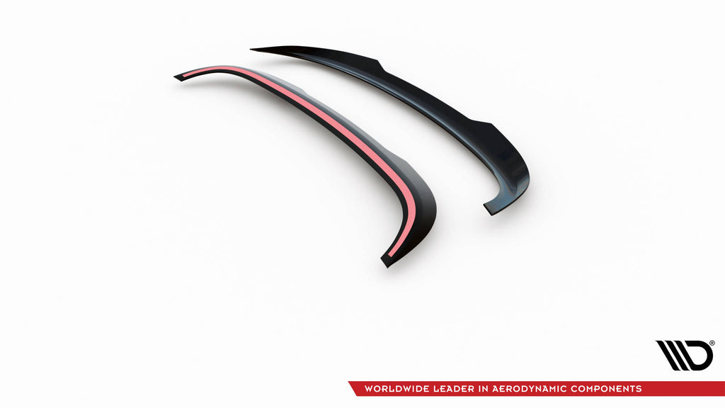 Maxton Design Spoiler CAP passend für Porsche Panamera / Panamera Diesel 970 schwarz Hochglanz