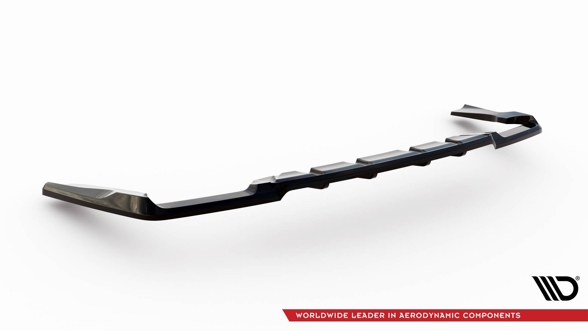Maxton Design Street+ Mittlerer Diffusor RACE V.2 passend für Mercedes-AMG GLC 63 SUV X253 schwarz Hochglanz