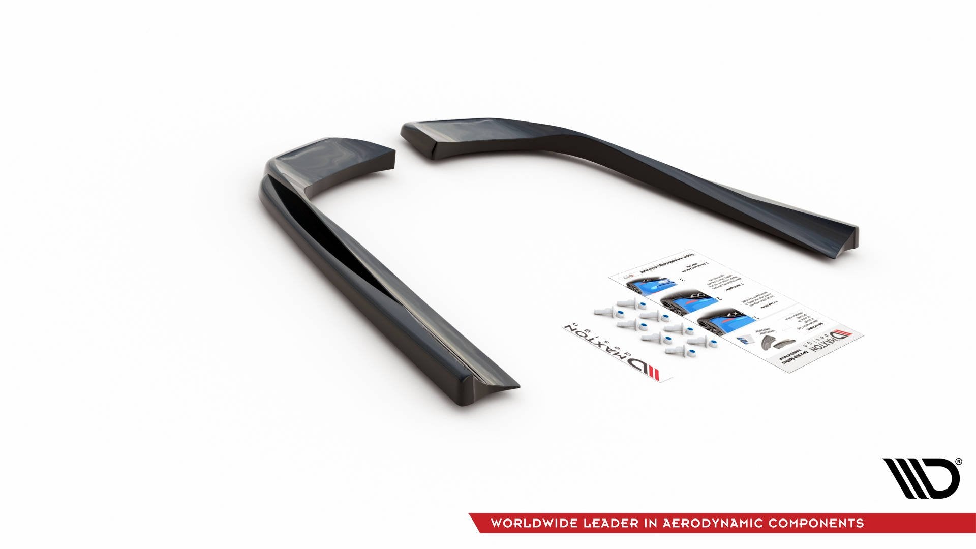Maxton Design Heck Ansatz Flaps Diffusor passend für Mercedes-AMG E53 Coupe C238 / Cabriolet A238 schwarz Hochglanz