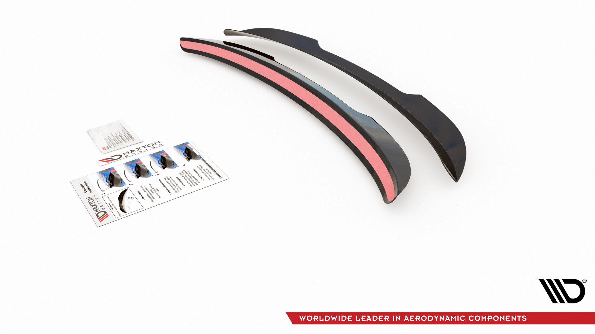 Maxton Design Spoiler CAP passend für Ford Mondeo Kombi Mk5 Facelift schwarz Hochglanz