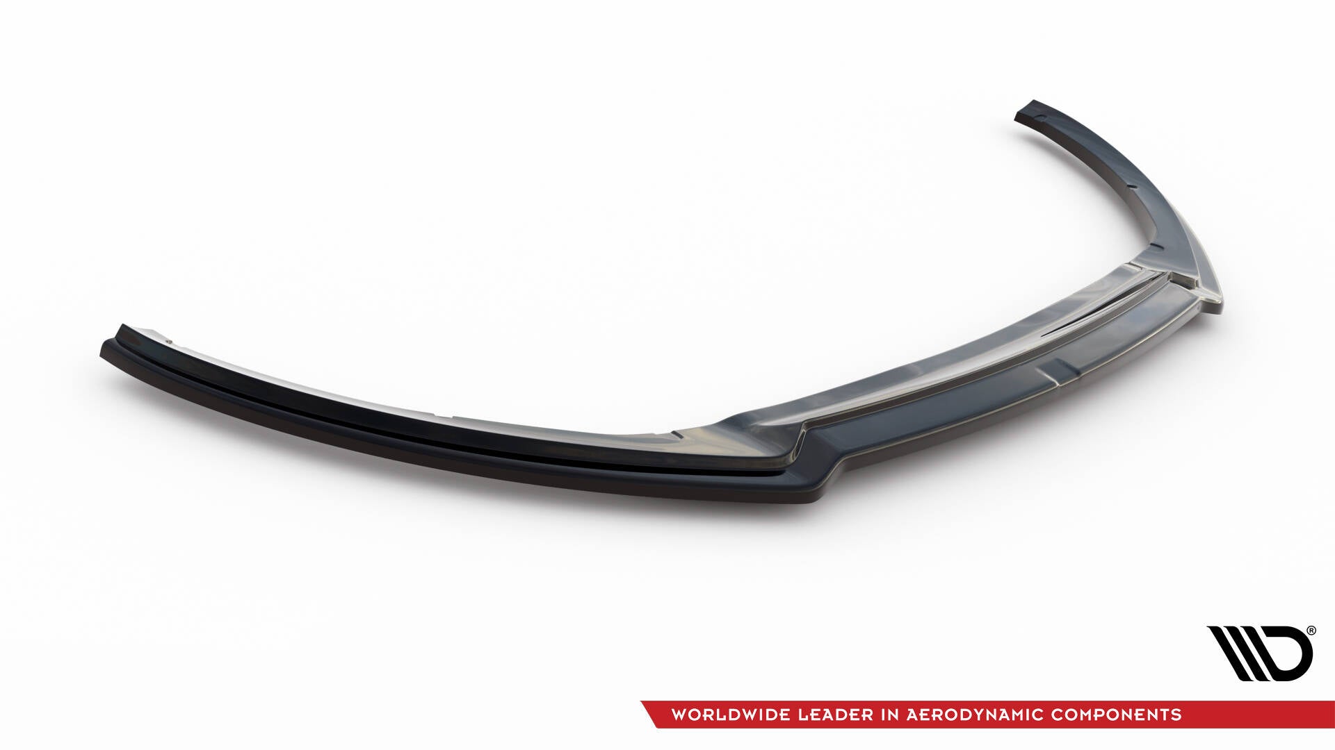 Maxton Design Street+ Spoilerlippe Front Ansatz V.3 passend für Ford Focus ST Mk3 Facelift schwarz Hochglanz