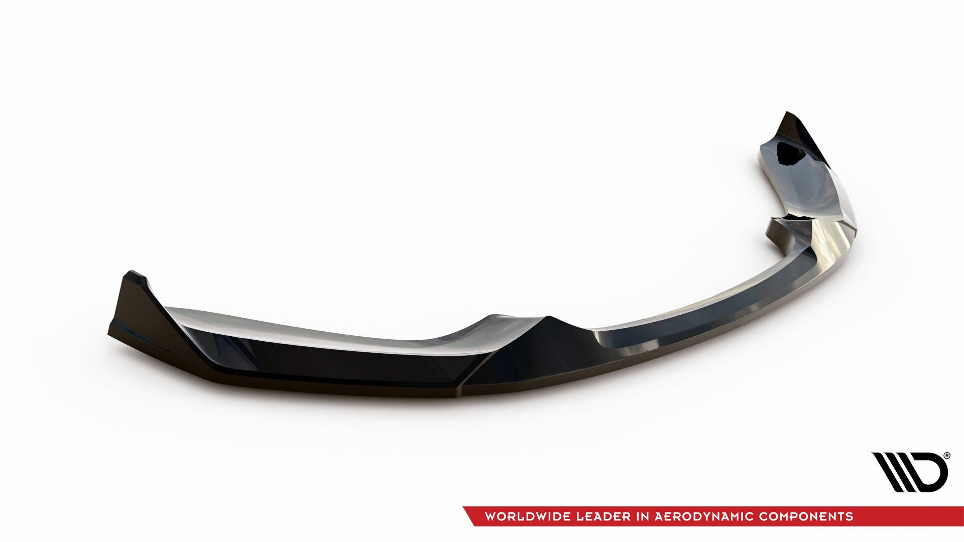 Maxton Design Street+ Spoilerlippe Front Ansatz V.4 passend für CSL Look BMW 1er M-Paket / M140i F20 Facelift schwarz Hochglanz