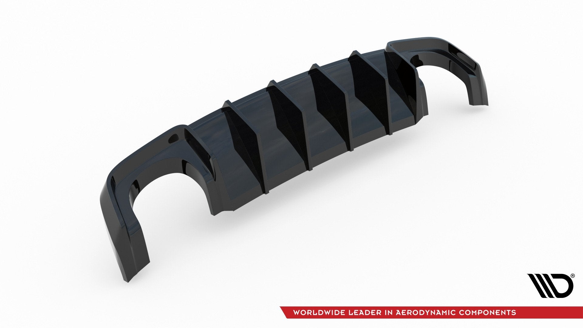 Maxton Design Diffusor Heck Ansatz passend für Audi RS3 8V Sportback schwarz Hochglanz