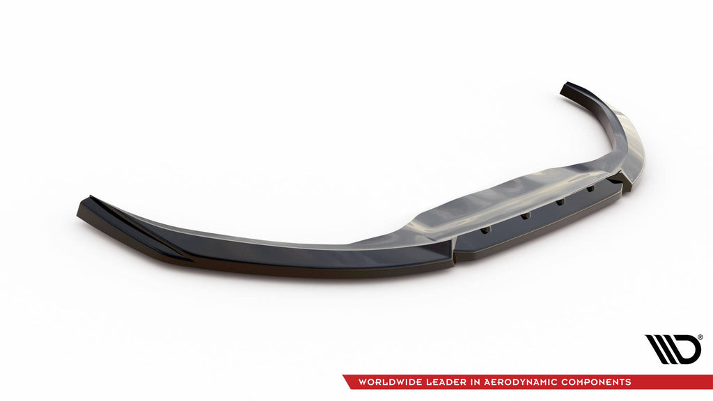 Maxton Design Street+ Spoilerlippe Front Ansatz V.2 passend für Toyota Yaris Mk4 schwarz Hochglanz