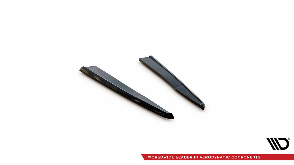 Maxton Design Heck Ansatz Flaps Diffusor passend für Mercedes-AMG E63 W213 Facelift schwarz Hochglanz