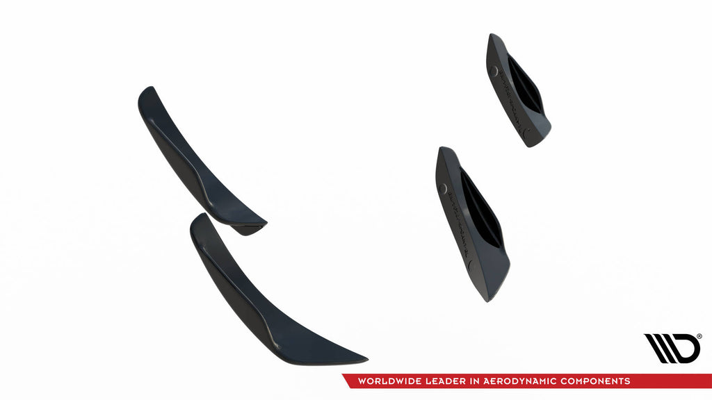 Maxton Design Stoßstangen Flaps Wings vorne Canards passend für VW Jetta GLI Mk7