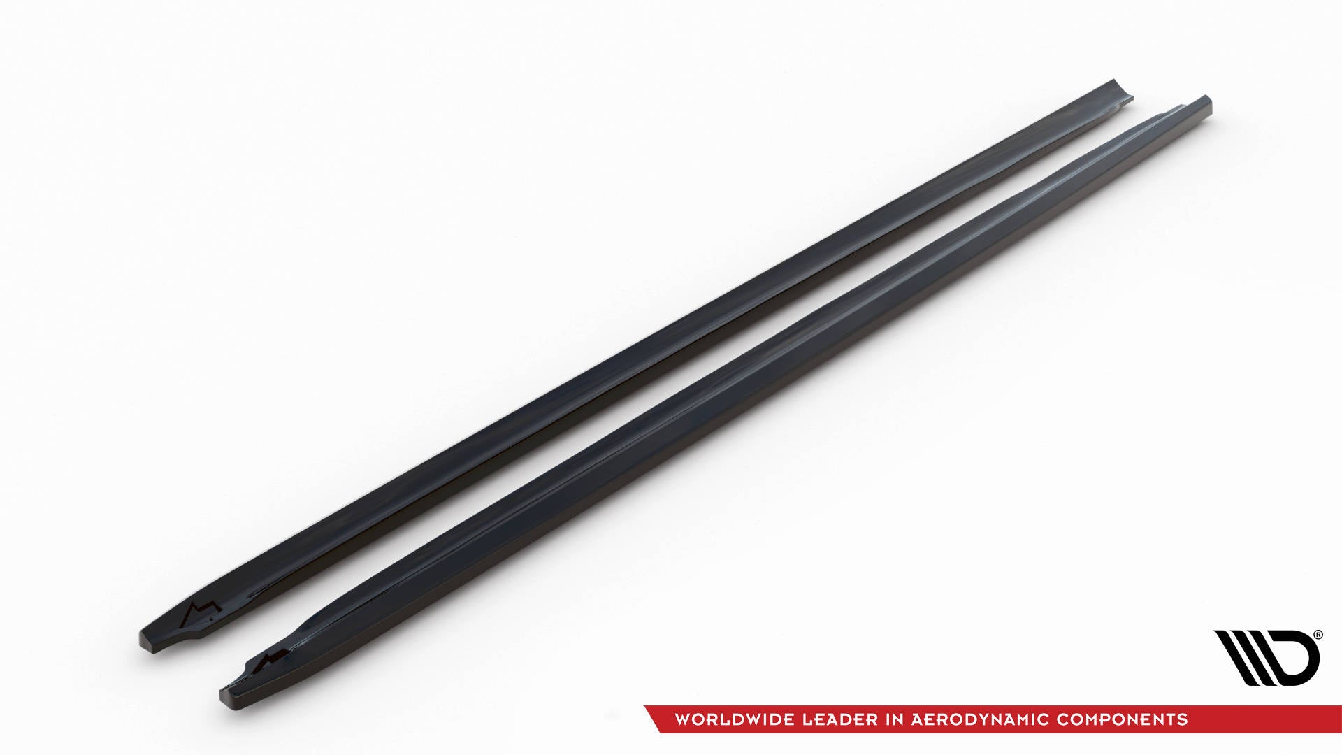 Maxton Design Street+ Seitenschweller Leisten V.2 passend für Audi A5 / A5 S-Line / S5 Coupe 8T schwarz Hochglanz
