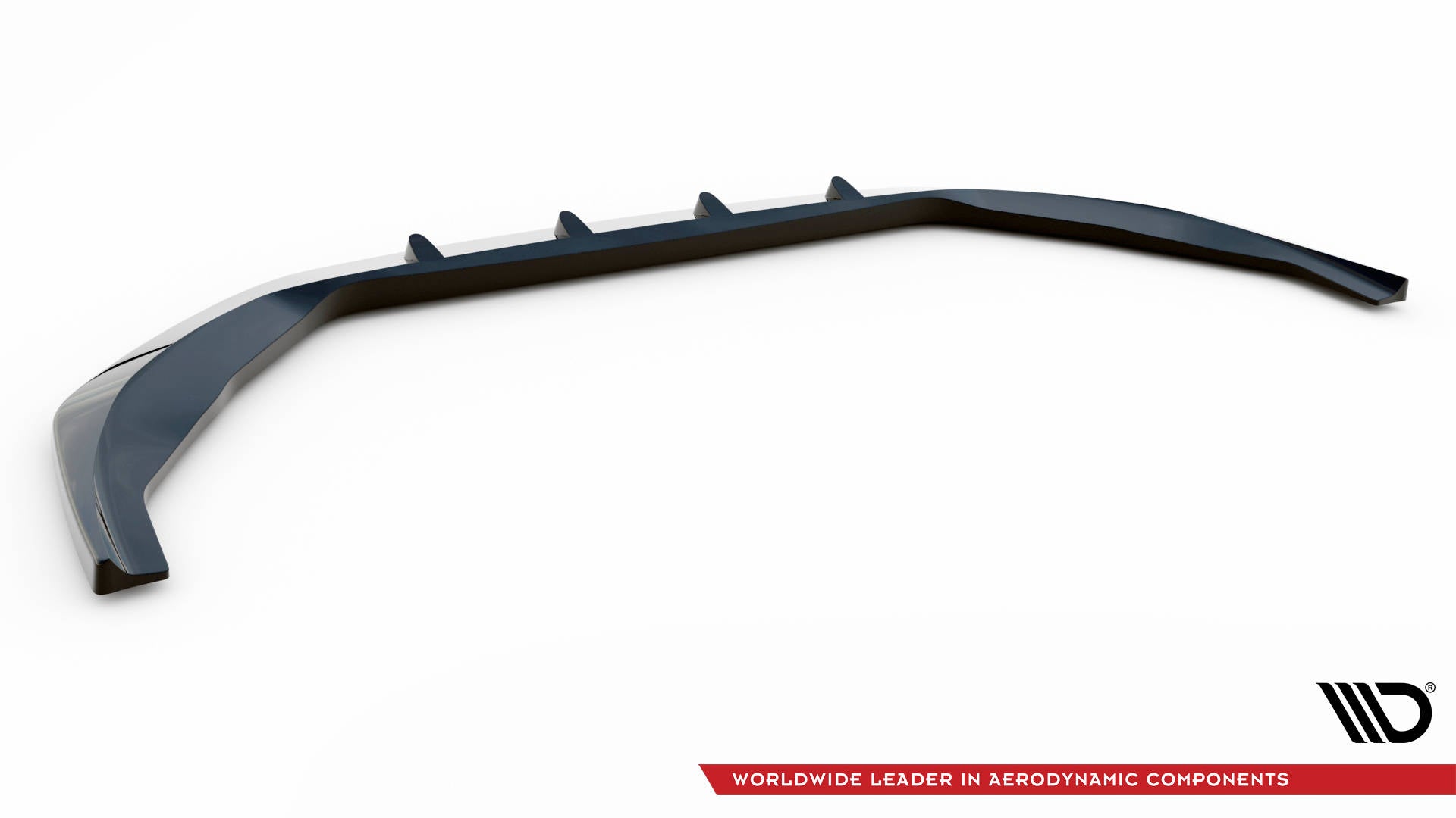 Maxton Design Street+ Spoilerlippe Front Ansatz V.2 passend für Audi S8 / A8 S-Line D5 schwarz Hochglanz