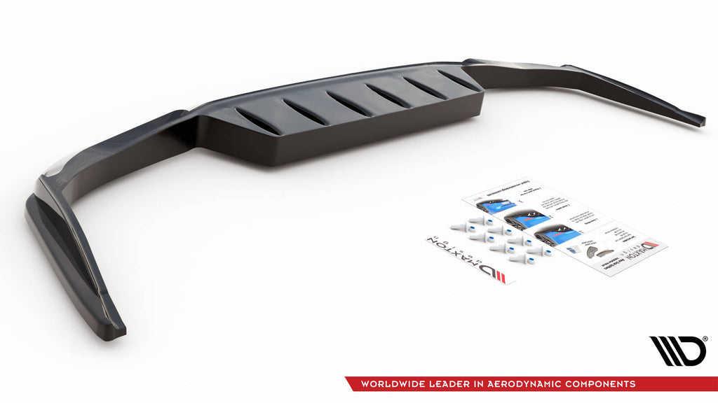 Maxton Design Street+ Mittlerer Diffusor RACE passend für Lexus UX Mk1 schwarz Hochglanz
