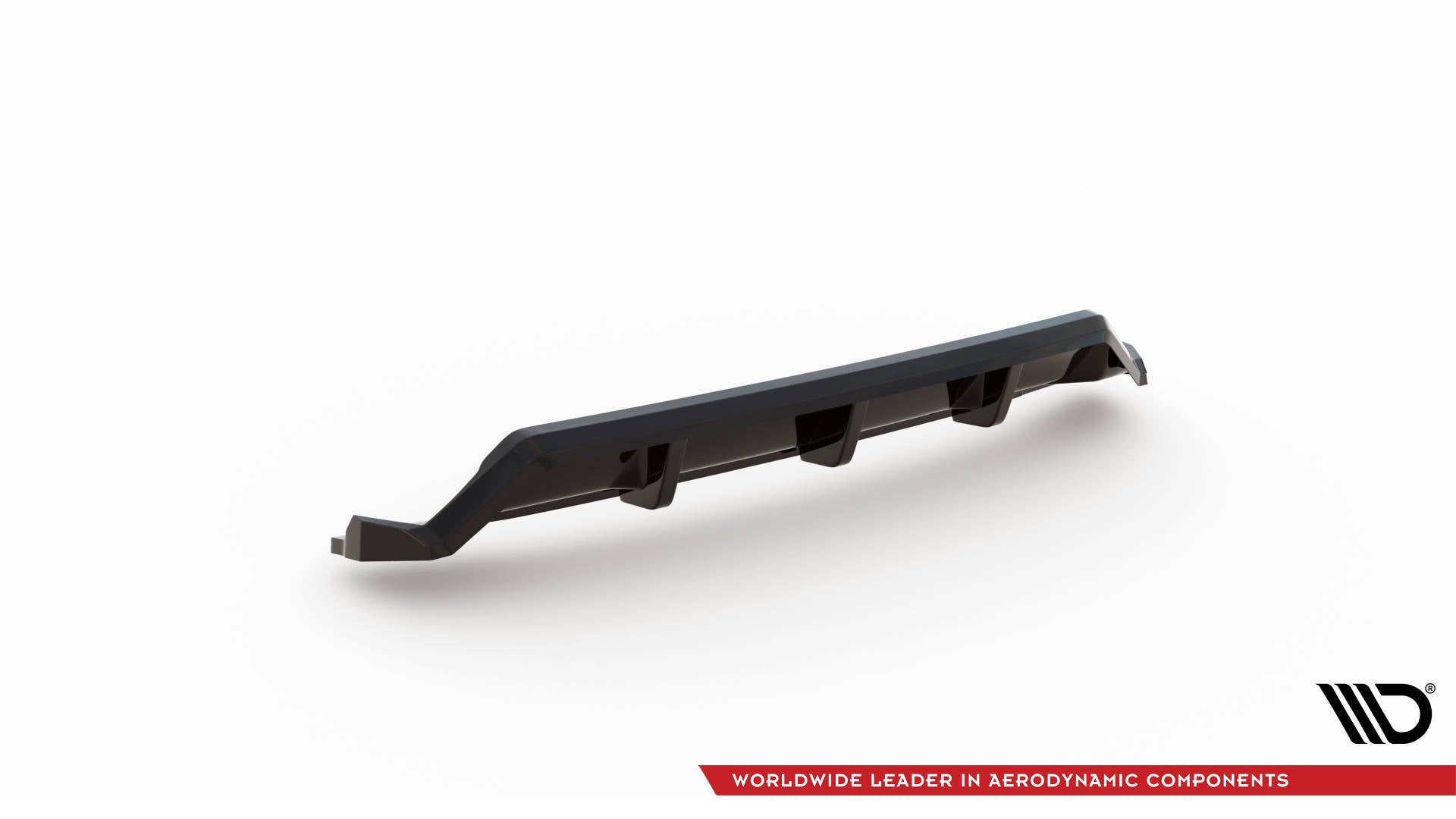 Maxton Design Street+ Mittlerer Diffusor RACE passend für BMW X3 M-Paket G01 Facelift schwarz Hochglanz