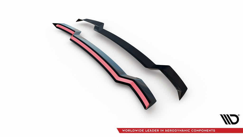 Maxton Design Spoiler CAP passend für Volvo C40 Mk1 schwarz Hochglanz