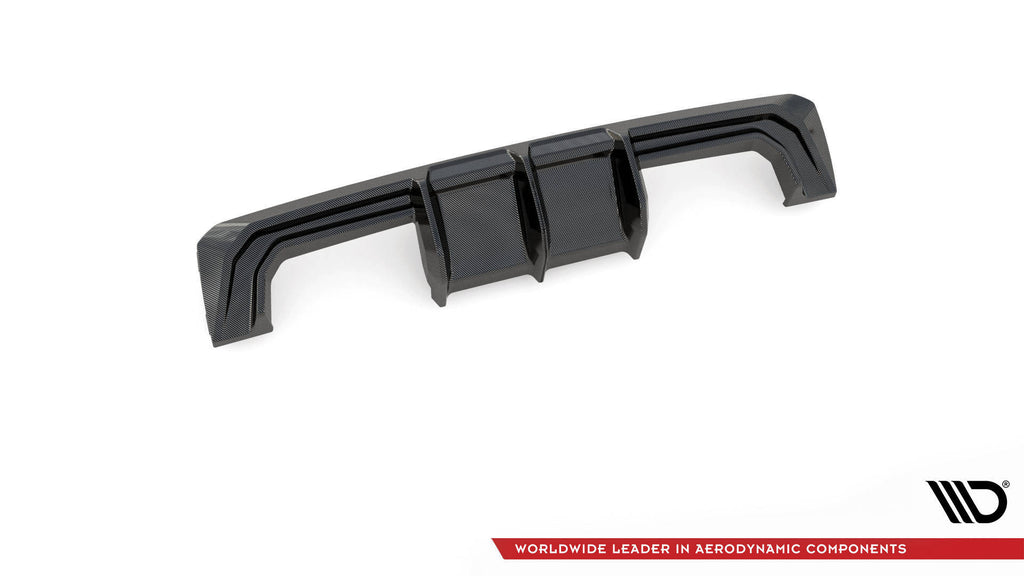 Maxton Design Prepreg Carbon Fiber Diffusor Heck Ansatz passend für BMW M3 Limousine / Touring G80 / G81