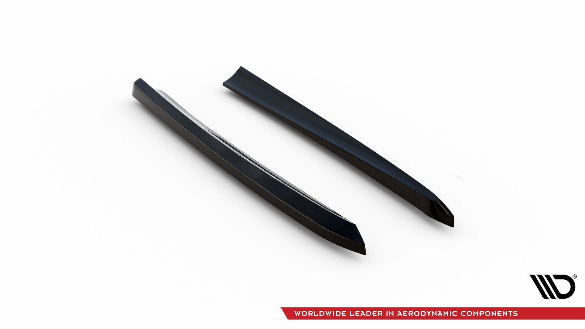 Maxton Design Heck Ansatz Flaps Diffusor passend für Mercedes-Benz E 55 AMG W211 schwarz Hochglanz