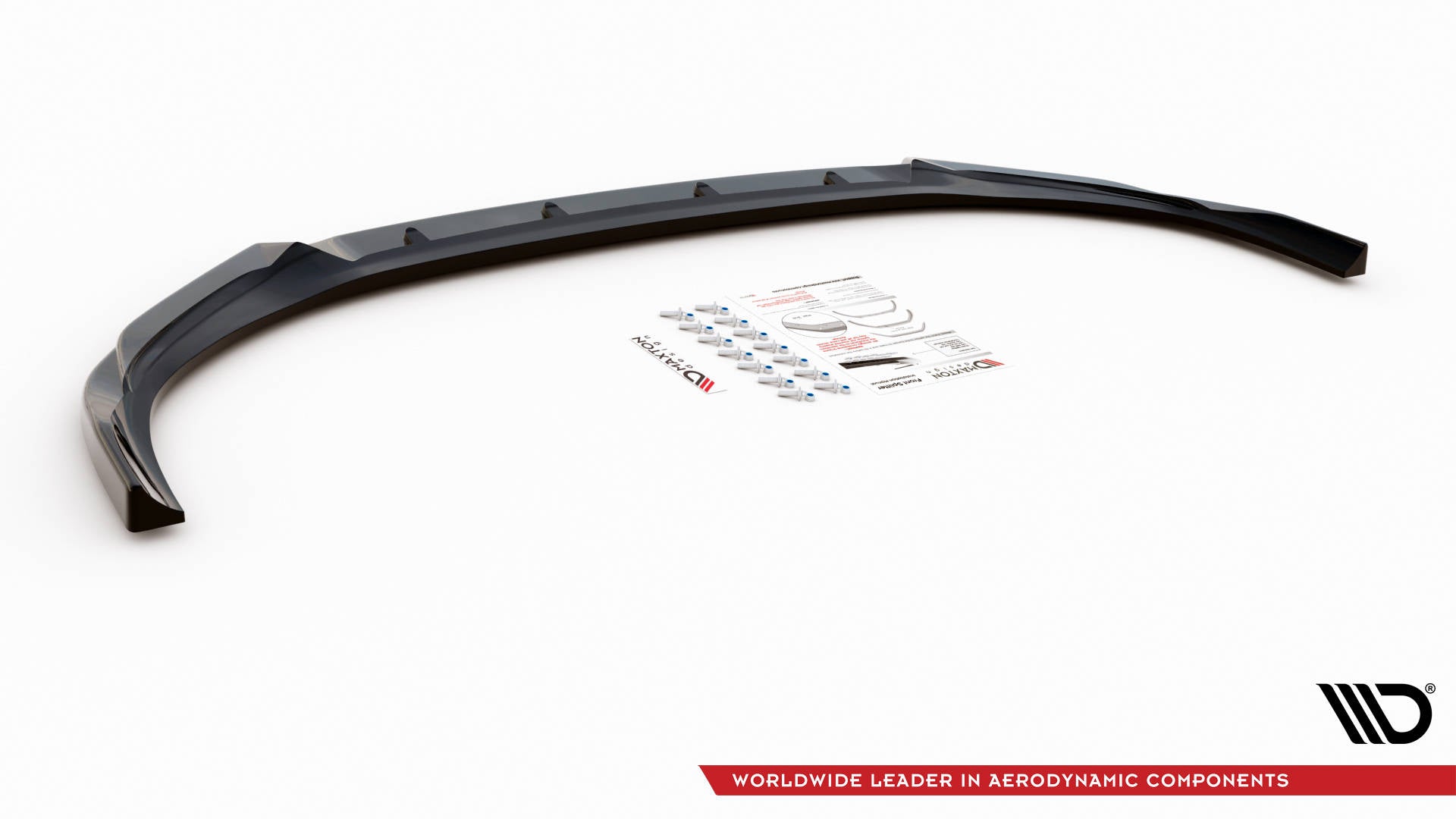 Maxton Design Front Ansatz V.2 für Hyundai I30 N Hatchback/Fastback Mk3 Facelift schwarz matt