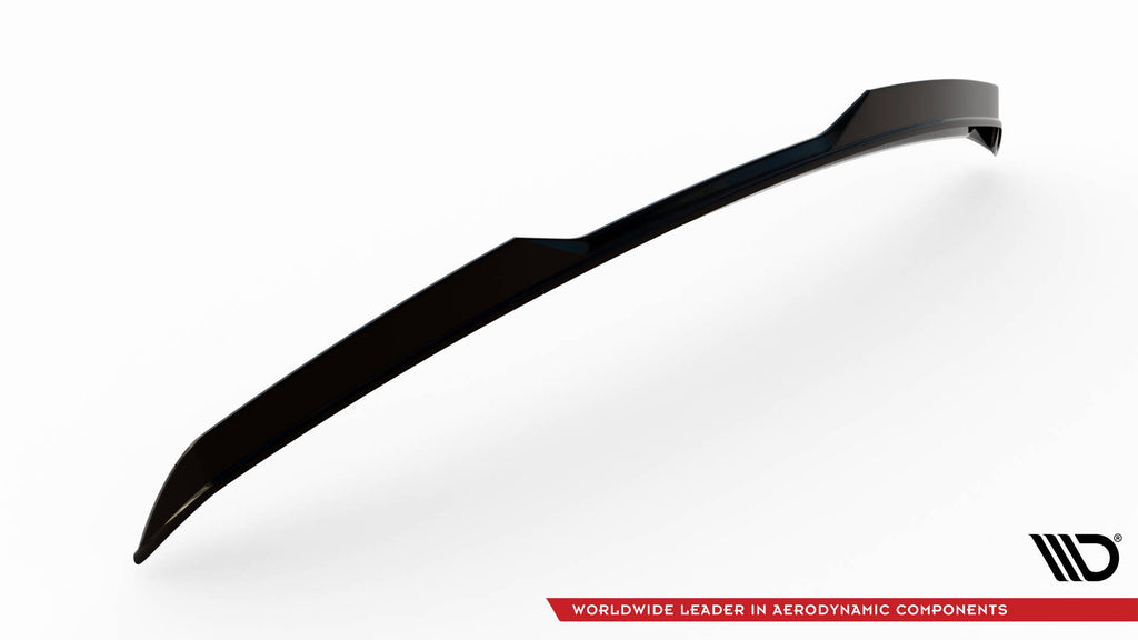 Maxton Design Höher Spoiler CAP 3D passend für Lexus RX F-Sport Mk4 Facelift schwarz Hochglanz