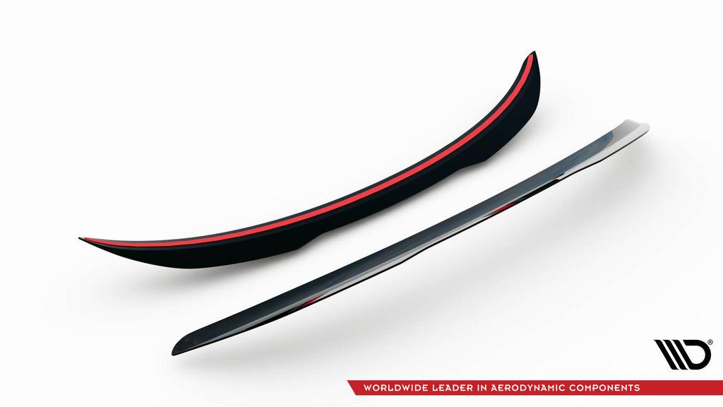 Maxton Design Spoiler CAP passend für Renault Megane RS Trophy / RS Cup Mk3 schwarz Hochglanz