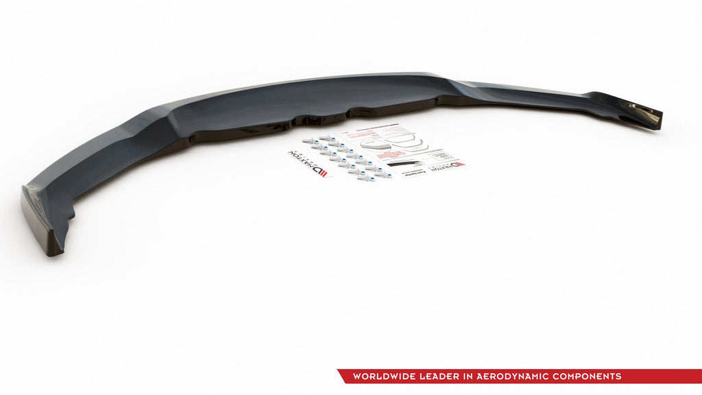 Maxton Design Street+ Spoilerlippe Front Ansatz V.2 passend für BMW 8 Coupe G15 / 8 Gran Coupe M Paket G16 schwarz Hochglanz