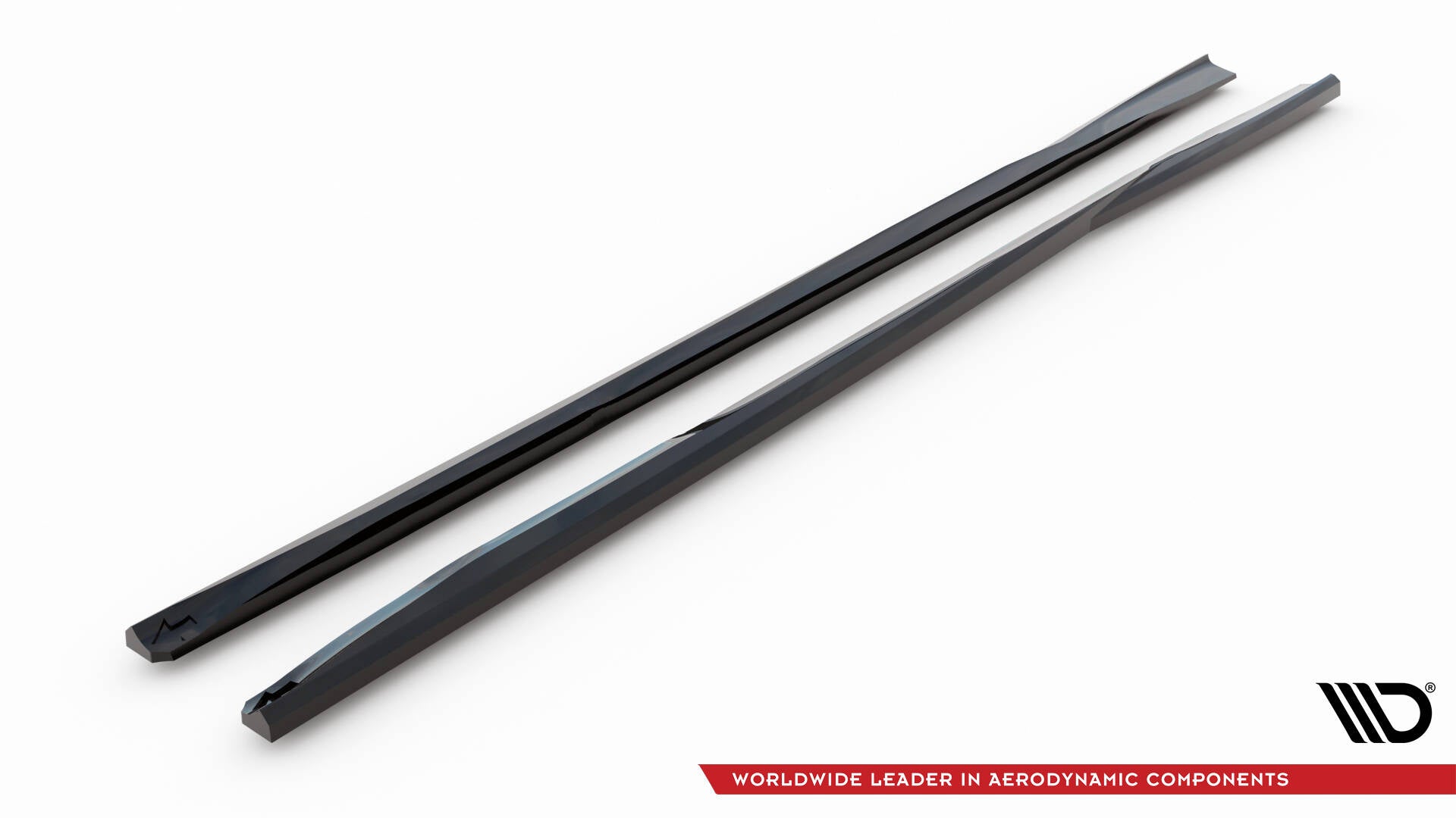 Maxton Design Street+ Seitenschweller Leisten passend für Ford Mondeo Sport Mk5 Facelift / Fusion Sport Mk2 Facelift schwarz Hochglanz