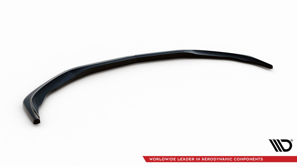 Maxton Design Street+ Spoilerlippe Front Ansatz V.1 passend für Mercedes-AMG C63 Limousine / Kombi W205 / S205 schwarz Hochglanz