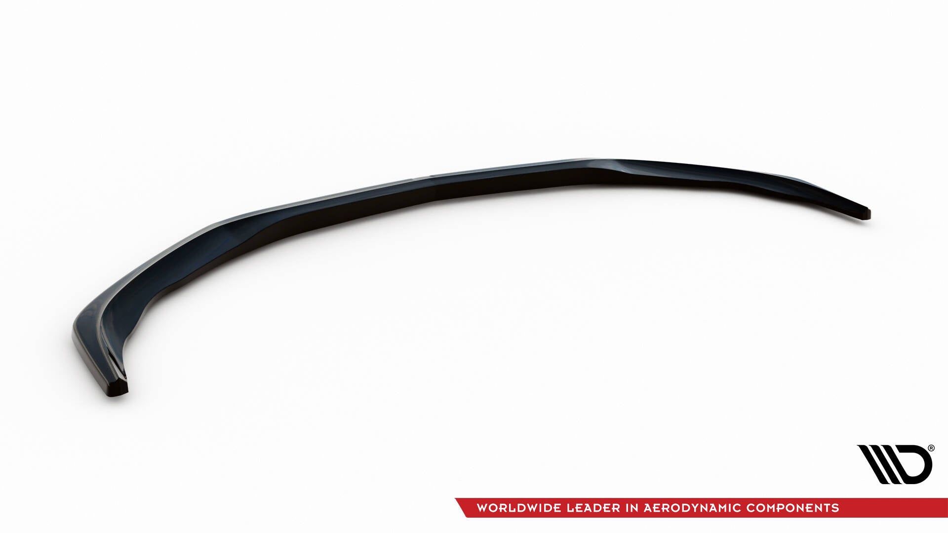 Maxton Design Street+ Spoilerlippe Front Ansatz V.1 passend für Mercedes-AMG C63 Limousine / Kombi W205 / S205 schwarz Hochglanz