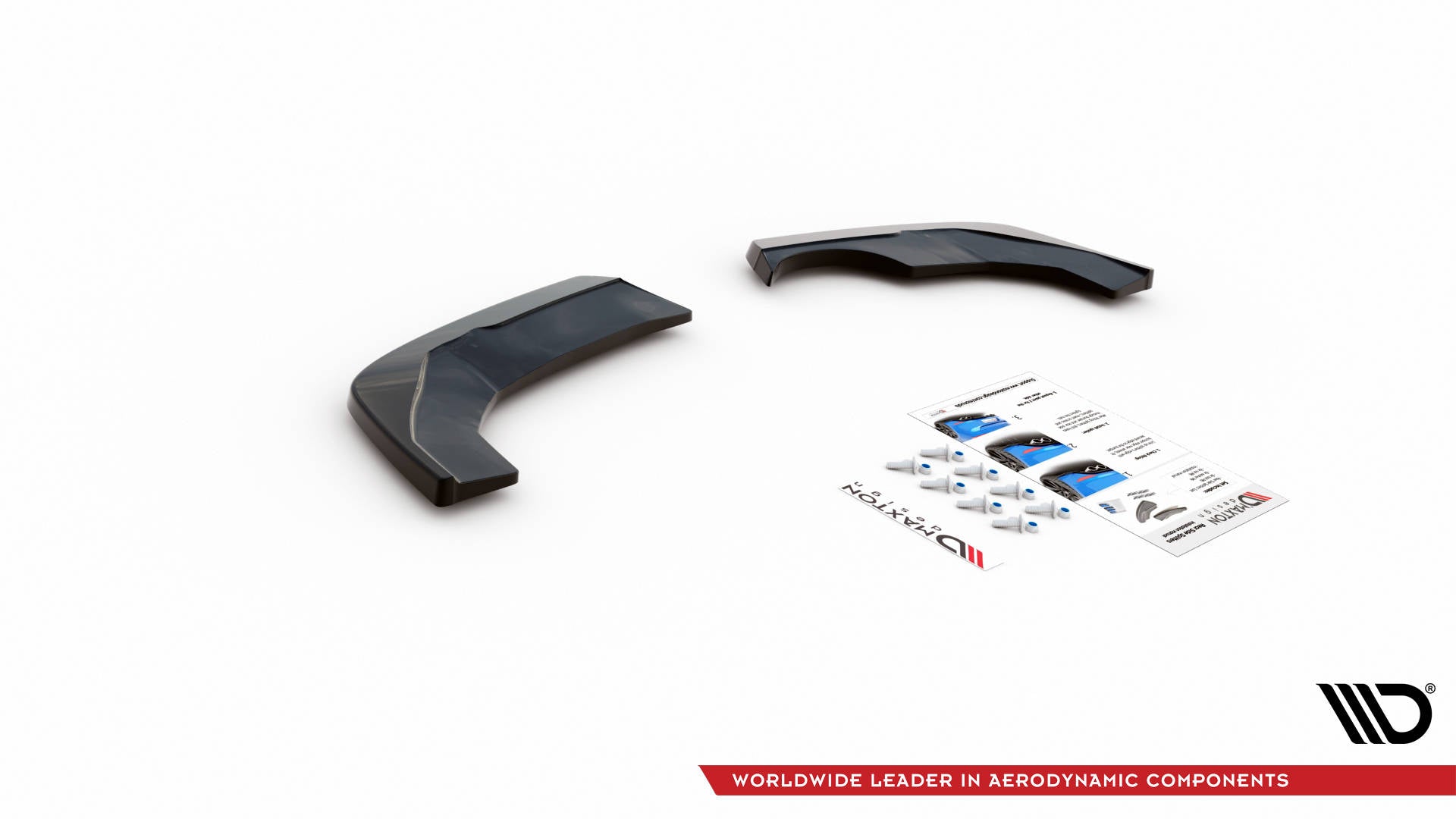 Maxton Design Heck Ansatz Flaps Diffusor passend für Seat Ibiza FR/ Standard Mk5 schwarz Hochglanz