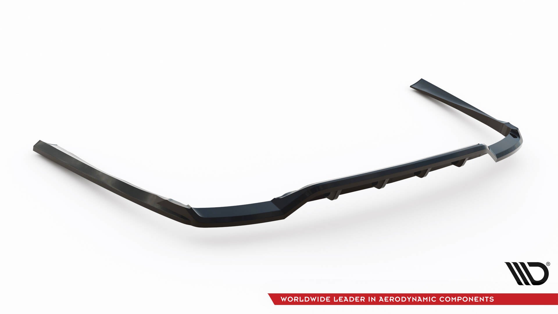 Maxton Design Street+ Mittlerer Diffusor RACE passend für Mercedes-Benz E W212 Facelift schwarz Hochglanz