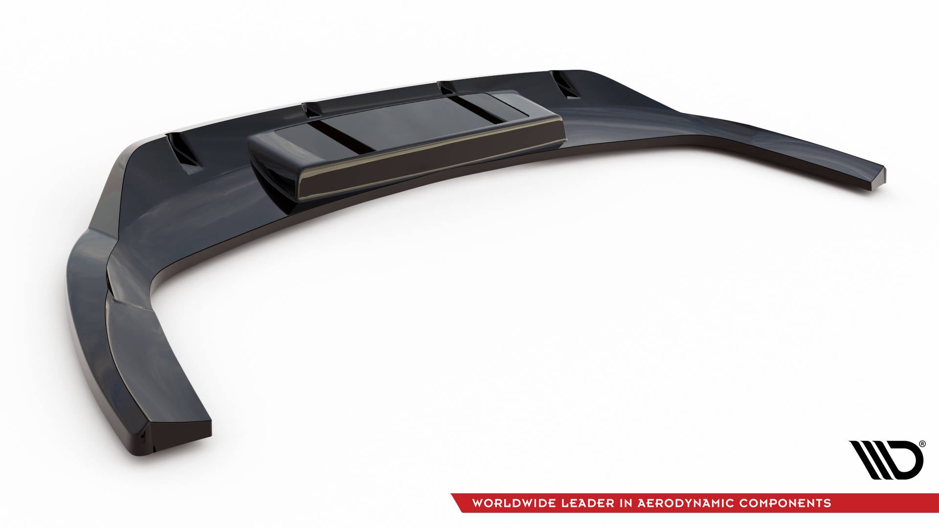 Maxton Design Street+ Mittlerer Diffusor RACE passend für Audi Q4 e-tron Sportback S-line Mk1 schwarz Hochglanz