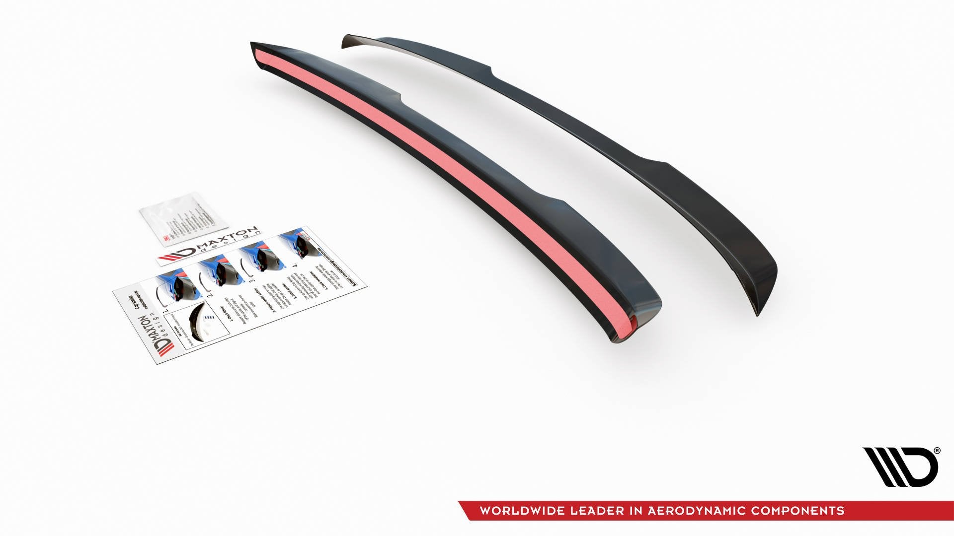 Maxton Design Spoiler CAP passend für Audi Q7 S-Line Mk.1 schwarz Hochglanz
