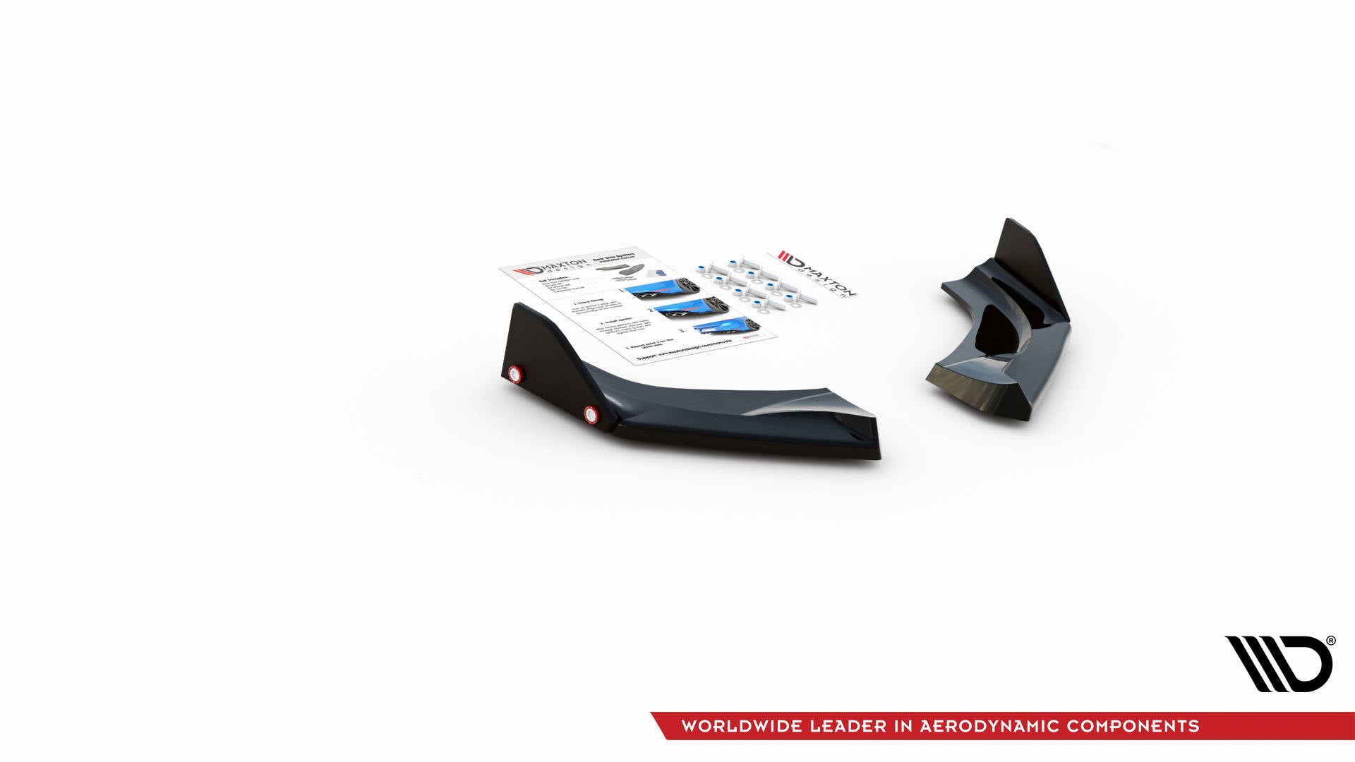 Maxton Design Heck Ansatz Flaps Diffusor V.1 + Flaps passend für Hyundai I30 N Hatchback Mk3 Facelift
