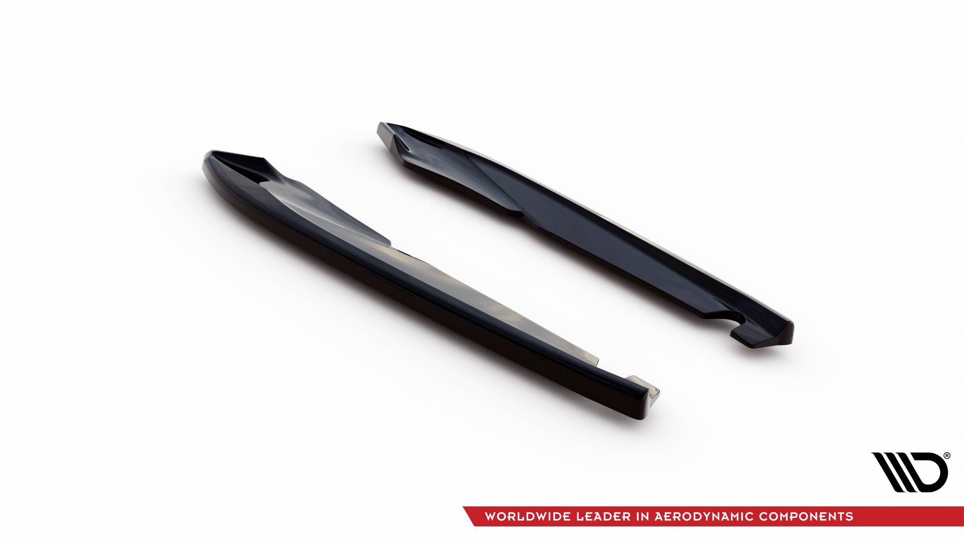 Maxton Design Heck Ansatz Flaps Diffusor V.2 passend für Seat Leon Cupra Sportstourer Mk3 schwarz Hochglanz