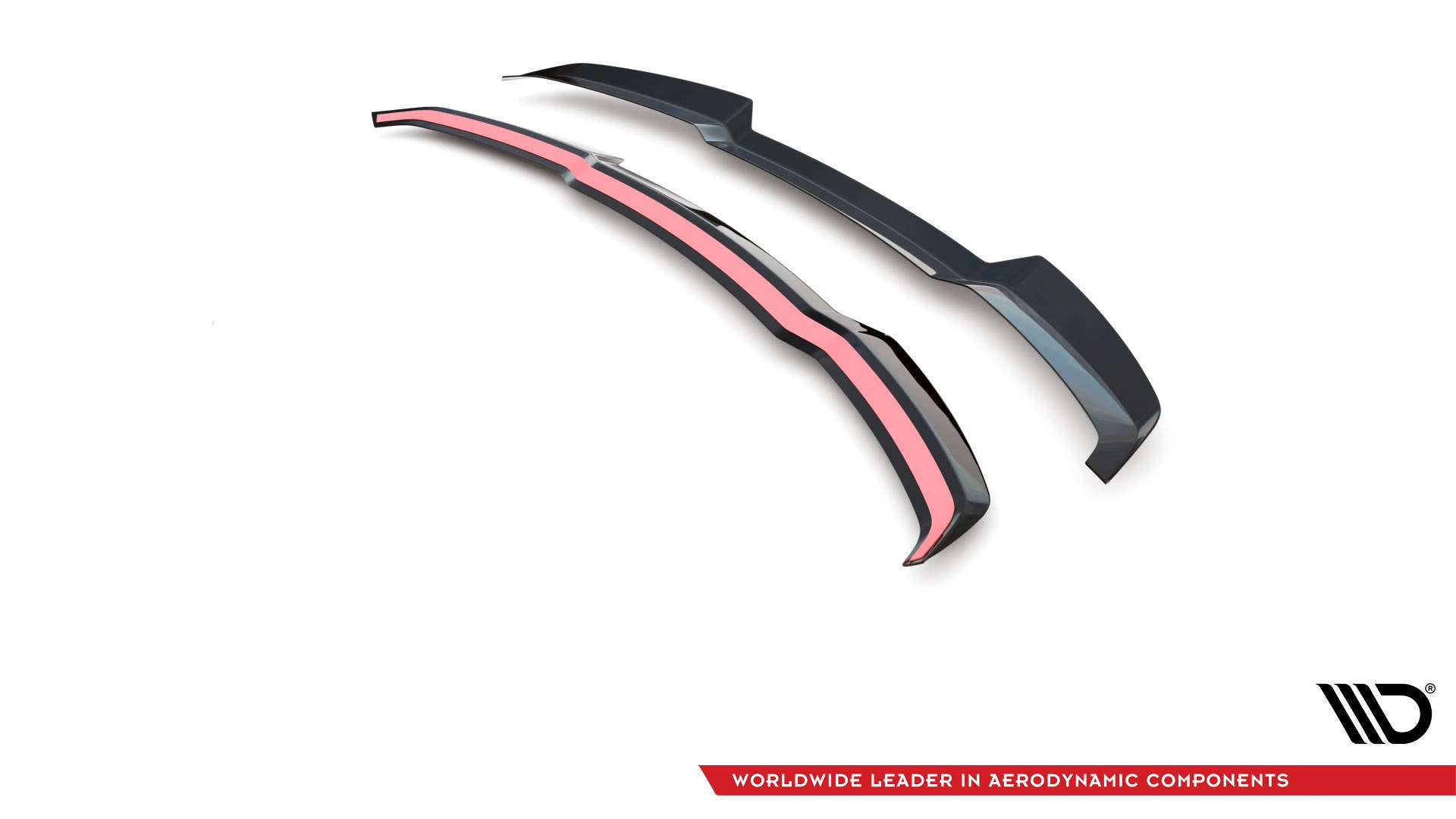 Maxton Design Höher Spoiler CAP passend für Audi RSQ8 Mk1 Facelift schwarz Hochglanz