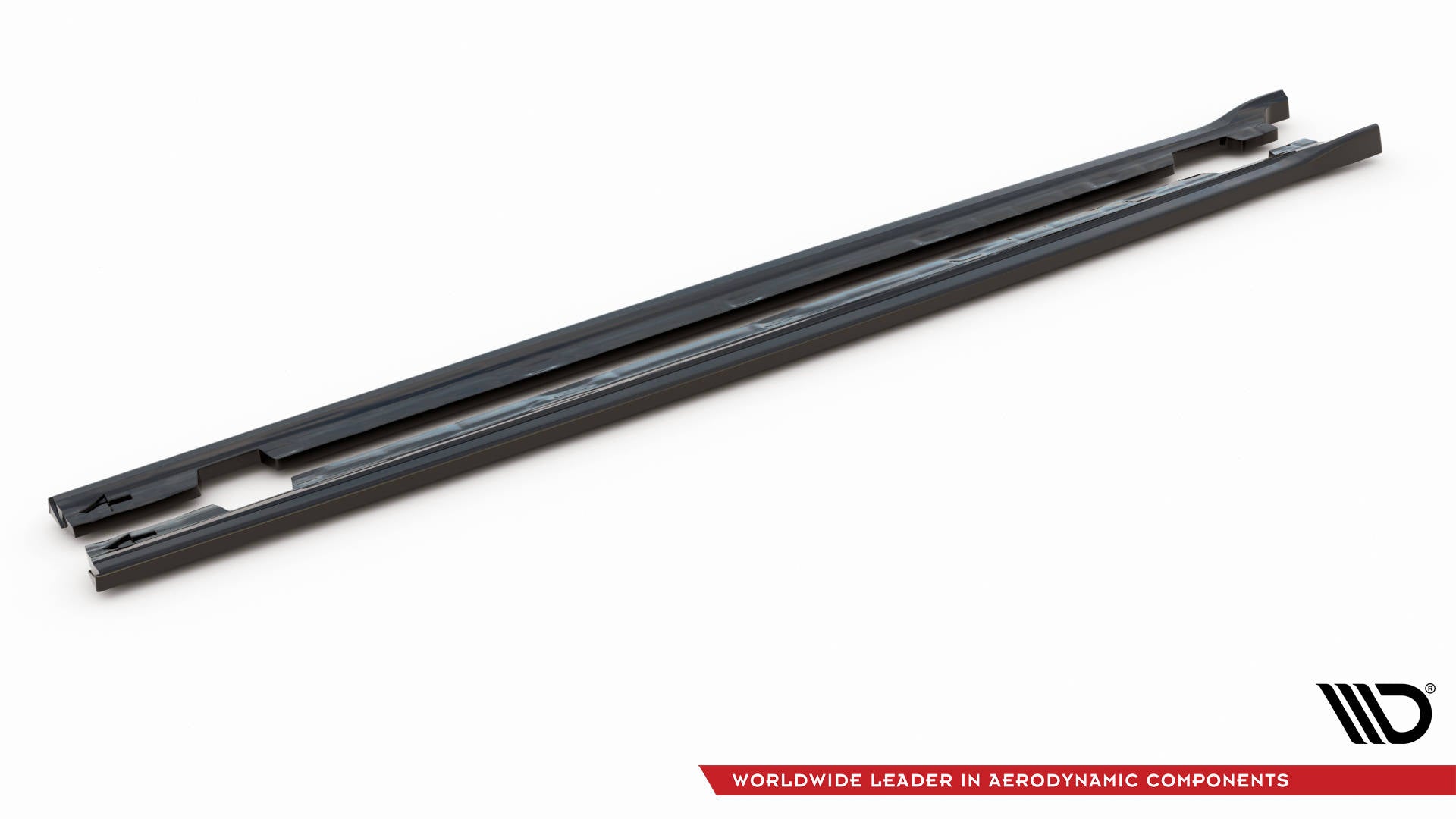 Maxton Design Street+ Seitenschweller Leisten passend für Citroen Berlingo Mk3 schwarz Hochglanz