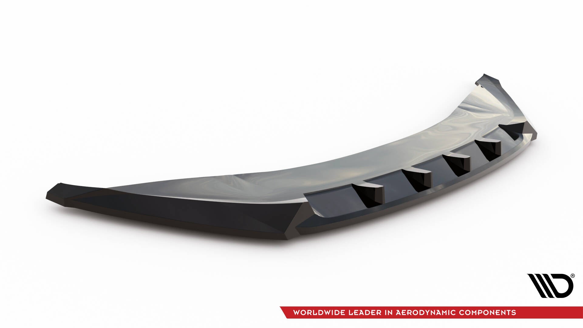 Maxton Design Street+ Spoilerlippe Front Ansatz passend für Volvo EX30 Mk1 schwarz Hochglanz