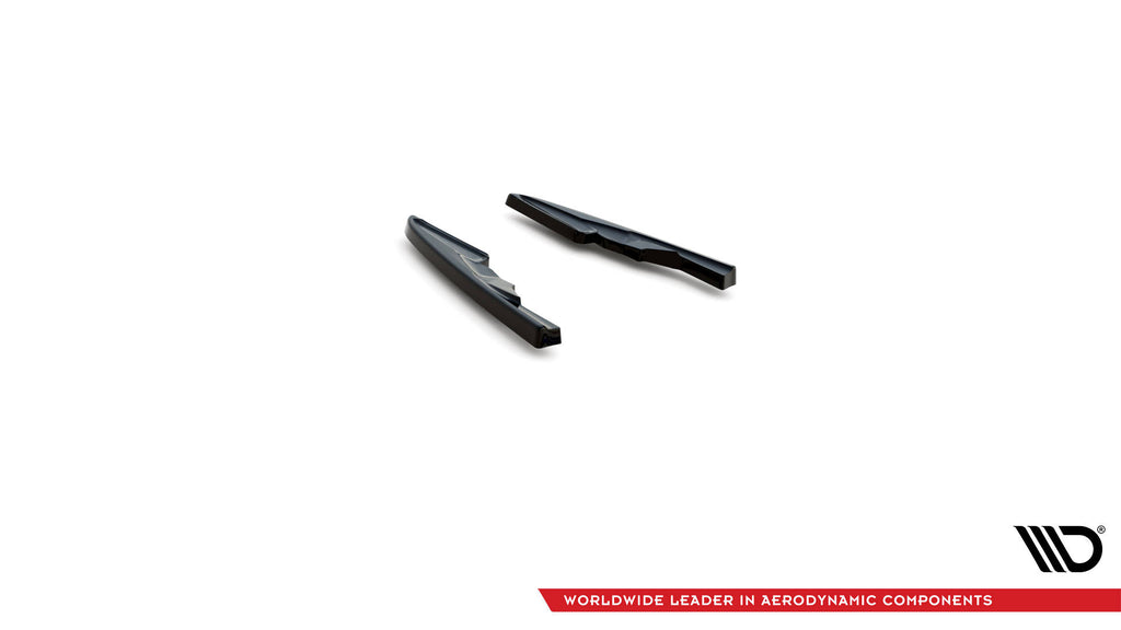 Maxton Design Heck Ansatz Flaps Diffusor passend für Audi RSQ8 Mk1 schwarz Hochglanz