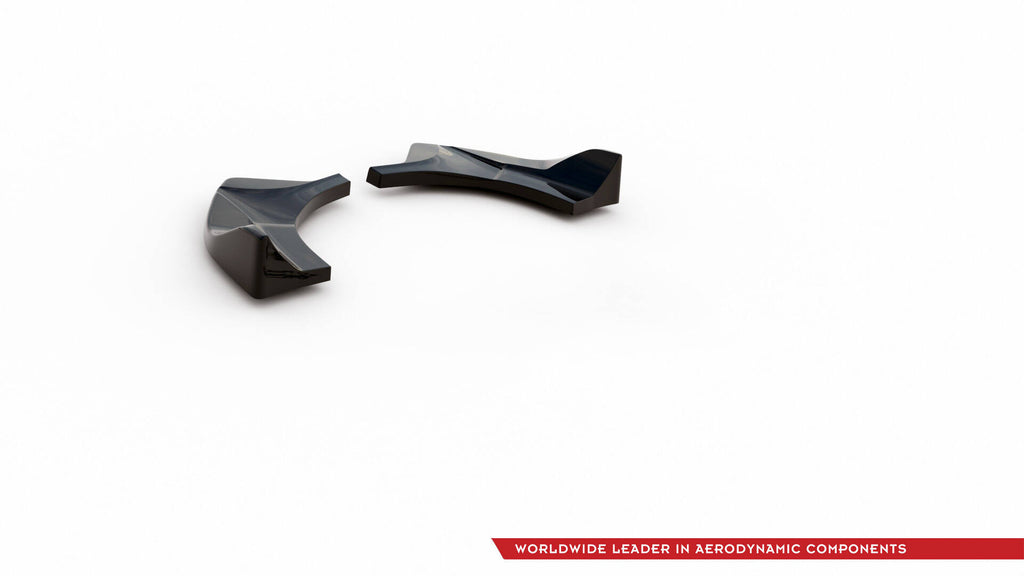 Maxton Design Heck Ansatz Flaps Diffusor V.2 passend für Ford FIesta Mk8 ST schwarz Hochglanz